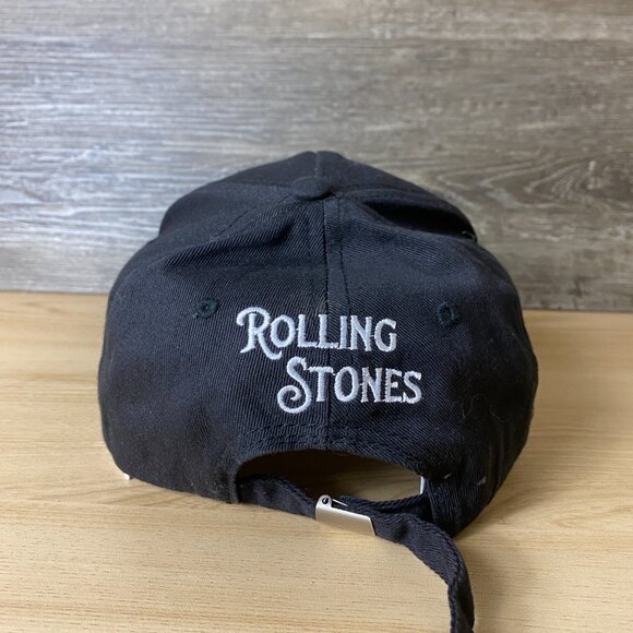 Rolling Stones Hat Cap Strap Back Black Band Tour Music Adjustable - Picture 5 of 9